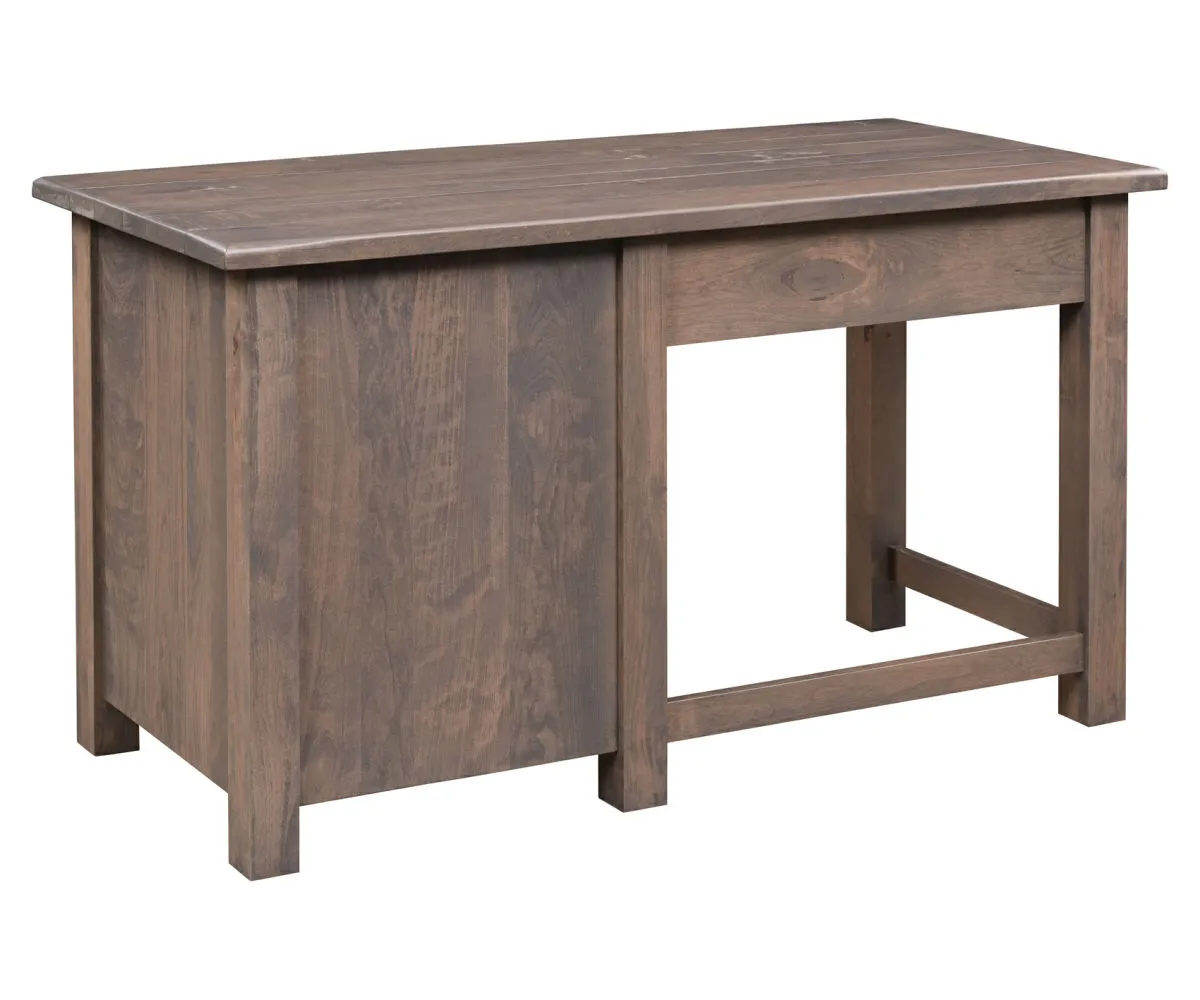 Barn Floor Single Pedestal Desk - Image 2