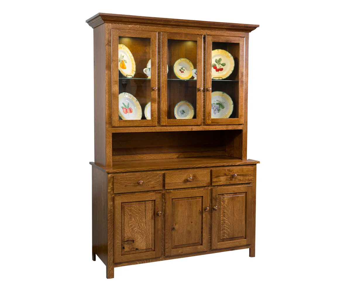Shaker 3 Door 3 Drawer Hutch