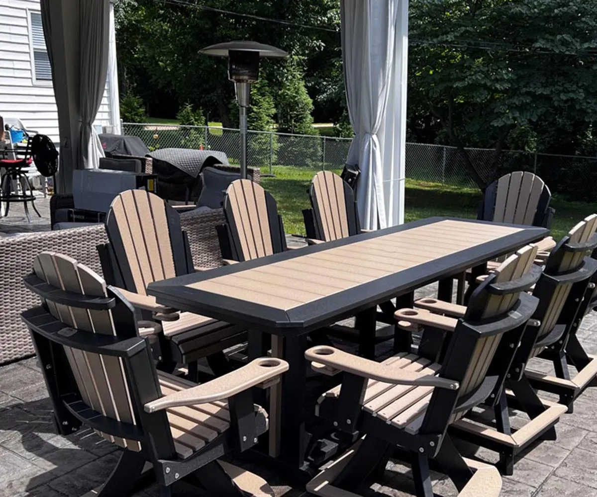 3' x 9' Mission Dining Table - Image 2