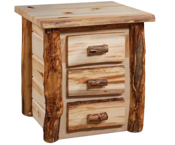 Country Classic 3 Drawer Nightstand