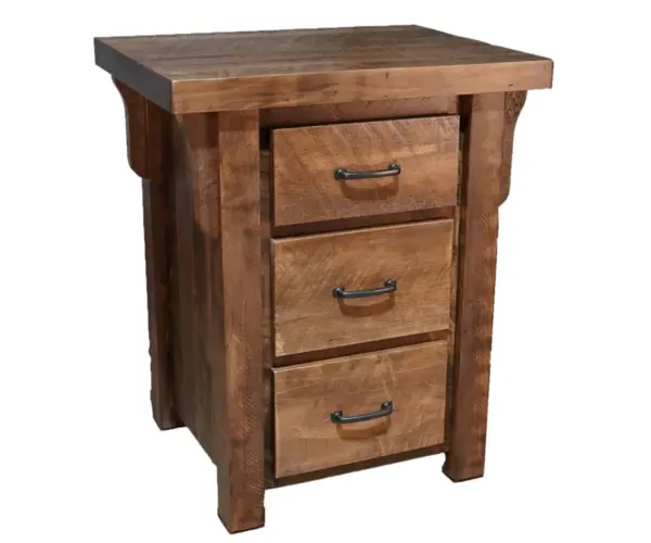 Highland 3 Drawer Nightstand