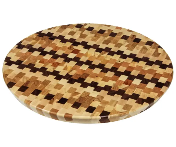 Lazy Susan - End Grain, 19"