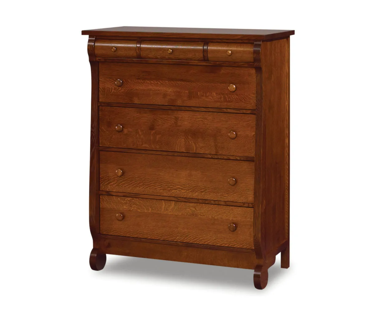 Old Classic Sleigh 7 Drawer Chest