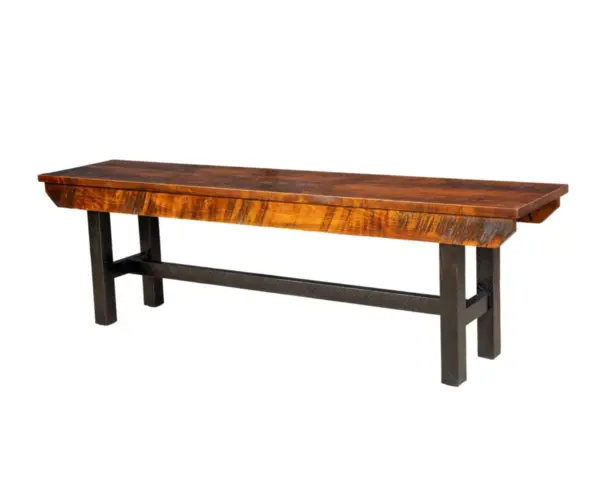 Rough Cut Maplewood Bench