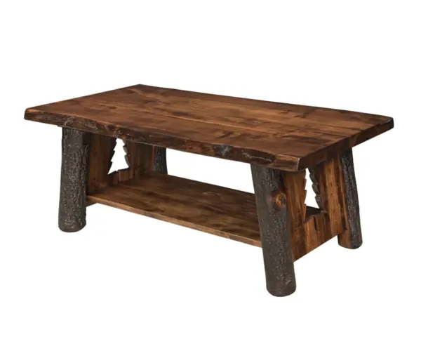 Lone Spruce Live Edge Coffee Table