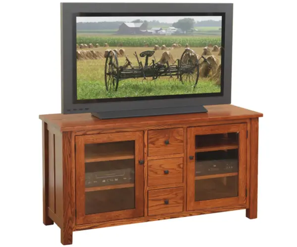 Canted Mission Media Console - 56"W