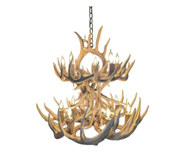 Two Tier Antler Chandelier