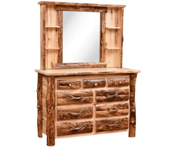 Rocky Mountain 3 Over 6 Drawer Dresser