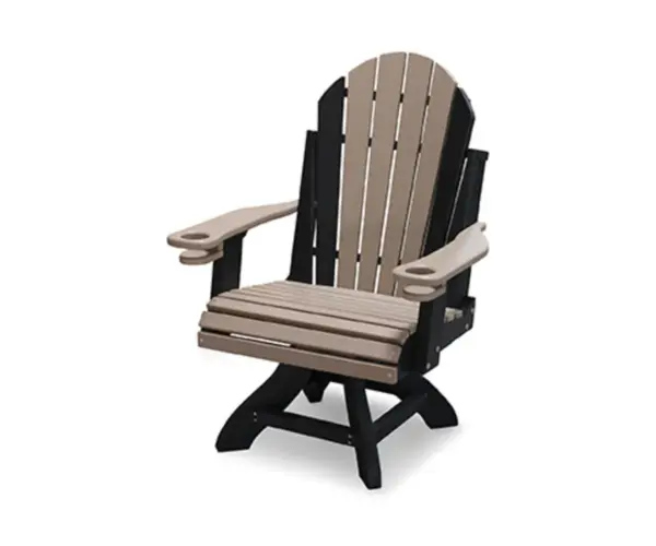 Adirondack Swivel Dining Chair