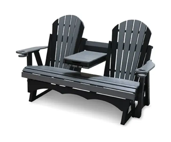 5' Adirondack Glider With Console