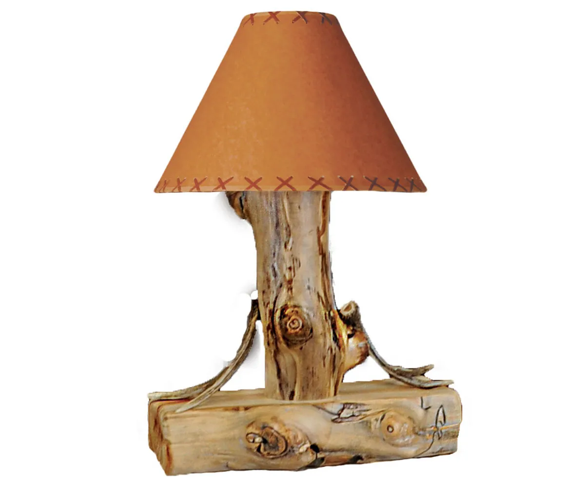 Table Lamp with Antlers