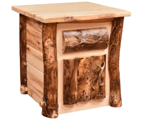 Rocky Mountain 1 Drawer 1 Door Nightstand